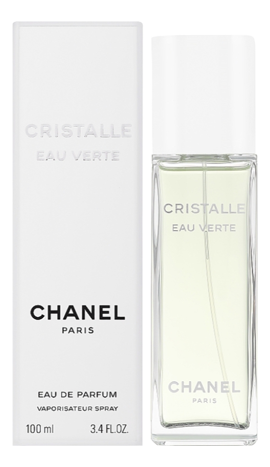 Cristalle Eau Verte: парфюмерная вода 100мл брошь ок роза зелёный в серебряно золотом