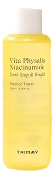 Тонер-эссенция для осветления и ровного тона с физалисом и ниацинамидом Vita Physalis Niacinamide Dark Stop & Bright Toner 200мл