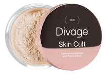 Divage Рассыпчатая сияющая пудра для лица Skin Cult Glow Loose Powder 7г