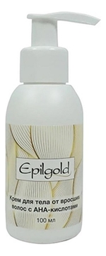 Крем для тела от вросших волос с АНА-кислотами Epilgold 100мл