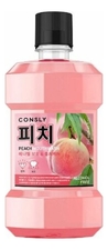 Consly Ополаскиватель для полости рта с ксилитом и вкусом персика Mouthwash With Xylitol And Peach 250мл