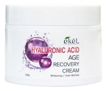 Ekel Крем для лица с гиалуроновой кислотой Age Recovery Cream Hyaluronic Acid 100г
