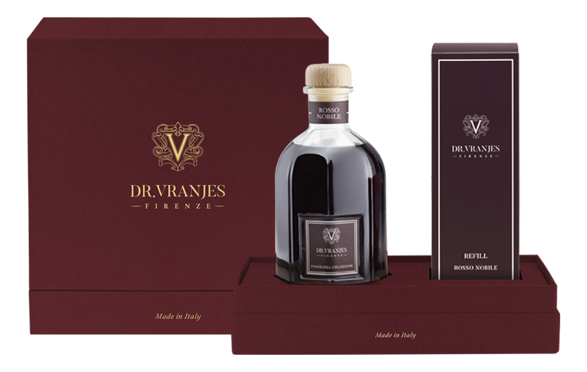 

Rosso Nobile: набор для дома (диффузор 250мл + диффузор 150мл запаска), Rosso Nobile