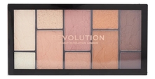 Makeup Revolution Палетка теней для век Reloaded Dimension Eyeshadow Palette 24,5г