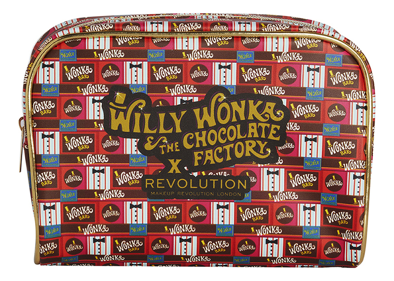 Косметичка Willy Wonka & The Chocolate Factory Makeup Bag i heart revolution i heart makeup блеск для губ cocoa pebbles