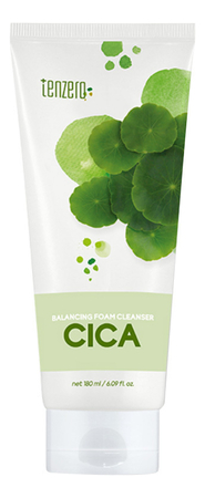 TENZERO Пенка для умывания с экстрактом центеллы азиатской Balancing Foam Cleanser Cica