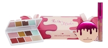 I Heart Revolution Набор для макияжа This One's A Cracker (палетка теней для век + блеск для губ + зеркало)