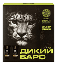 Natura Siberica Набор для мужчин Дикий барс (шампунь-энергетик для волос 150мл + гель для душа 150мл)