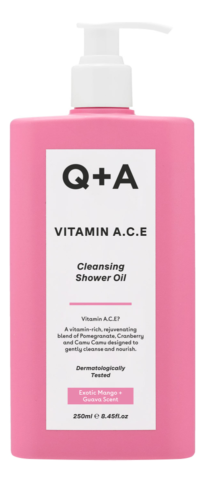 Масло для душа Vitamin A.C.E Cleansing Shower Oil 250мл 3pcs set 300 hole pressurized bath shower head water saving booster