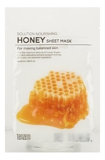 TENZERO Тканевая маска для лица с медом Solution Nourishing Honey Sheet Mask 25мл