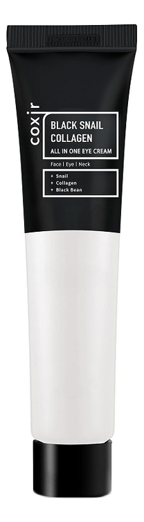 Крем для лица и кожи вокруг глаз Black Snail Collagen All In One Eye Cream 30мл