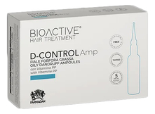Farmagan Лосьон против жирной перхоти Bioactive Hair Treatment D-Control Ampoules