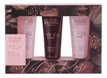 The Luxury Bathing Company Набор Velvet Rose & Peony (крем для рук Hand & Nail Cream 2*50мл + крем для тела Body Cream 50мл)