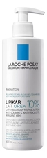 LA ROCHE-POSAY Молочко для тела тройного действия с мочевиной Lipikar Lait Urea 10% 400мл