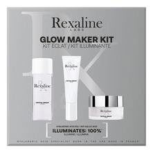 Rexaline Набор для сияния кожи лица Crystal Bright Glow Maker (сыворотка 10мл + крем 20мл + лосьон 50мл)