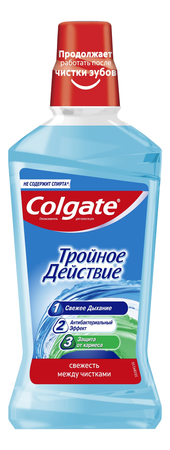 Colgate Ополаскиватель для полости рта Тройное действие Plax