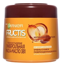 GARNIER Маска-масло для волос 3 в 1 Тройное восстановление Fructis 300мл