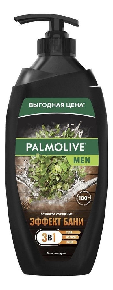 Palmolive гель для душа эффект бани 2 в 1 men для мужчин - купить в ...