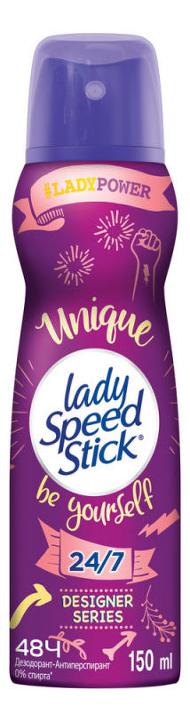Lady Speed Stick дезодорант-спрей designer series unique be yourself ...