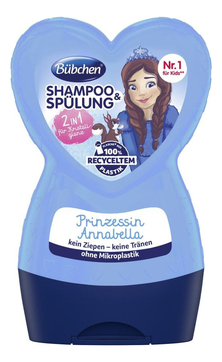 Детский шампунь-ополаскиватель для волос Принцесса Аннабелла Shampoo & Spulung 230мл