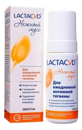 LACTACYD Нежный мусс для интимной гигиены 125мл