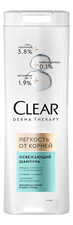 CLEAR Освежающий шампунь Легкость от корней Derma Therapy 380мл