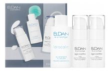 ELDAN Cosmetics Тревел набор Клеточная терапия (азуленовый очищающий гель 50мл + сыворотка 15мл + крем 15мл) 