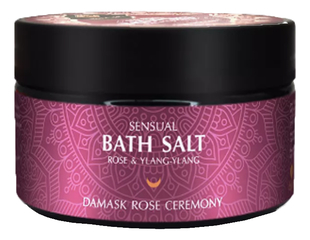 Чувственная соль для ванны с дамасской розой и иланг-илангом 250г