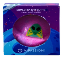 MiPassion Бомбочка для ванны с игрушкой внутри Инопланетяне в ассортименте 110г