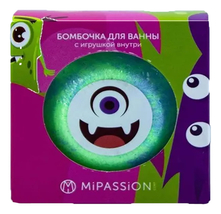 MiPassion Бомбочка для ванны с игрушкой внутри Монстрики в ассортименте 150г