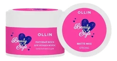 OLLIN Professional Матовый воск для укладки волос сильной фиксации Beauty Style 50г