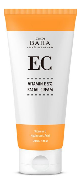 

Питательный гель-крем с витамином Е и гиалуроновой кислотой Vitamin E 5% Facial Cream 120мл