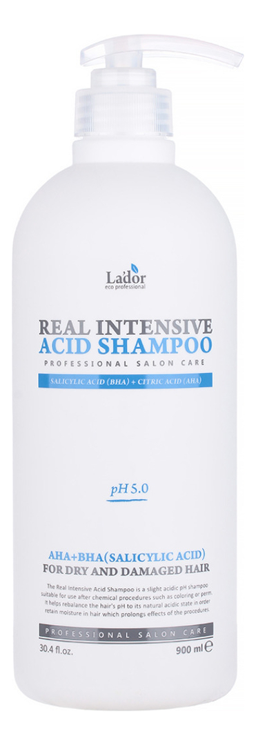 

Кислотный шампунь для сухих и поврежденных волос Real Intensive Acid Shampoo: Шампунь 900мл, Кислотный шампунь для сухих и поврежденных волос Real Intensive Acid Shampoo
