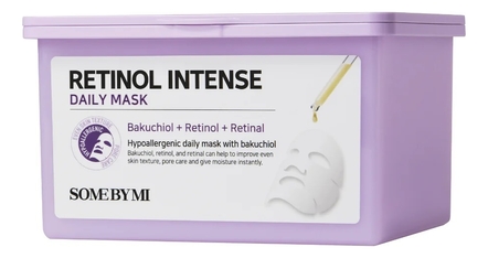 Some By Mi Тканевая маска для лица с ретинолом Retinol Intense Reactivating Mask 22г