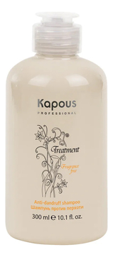 Шампунь для волос против перхоти Fragrance Free Treatment Anti-Dandruff Shampoo 300мл