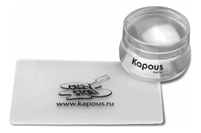 Kapous Professional Набор для стемпинга Crazy Story (штамп + скрапер)