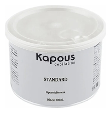 Kapous Professional Жирорастворимый воск зеленый с хлорофиллом в банке Depilation