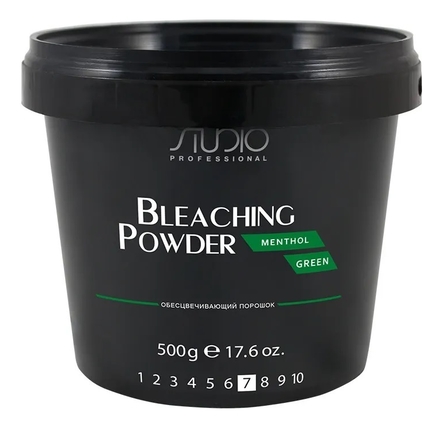 Kapous Professional Обесцвечивающий порошок для волос Bleaching Powder Menthol Green
