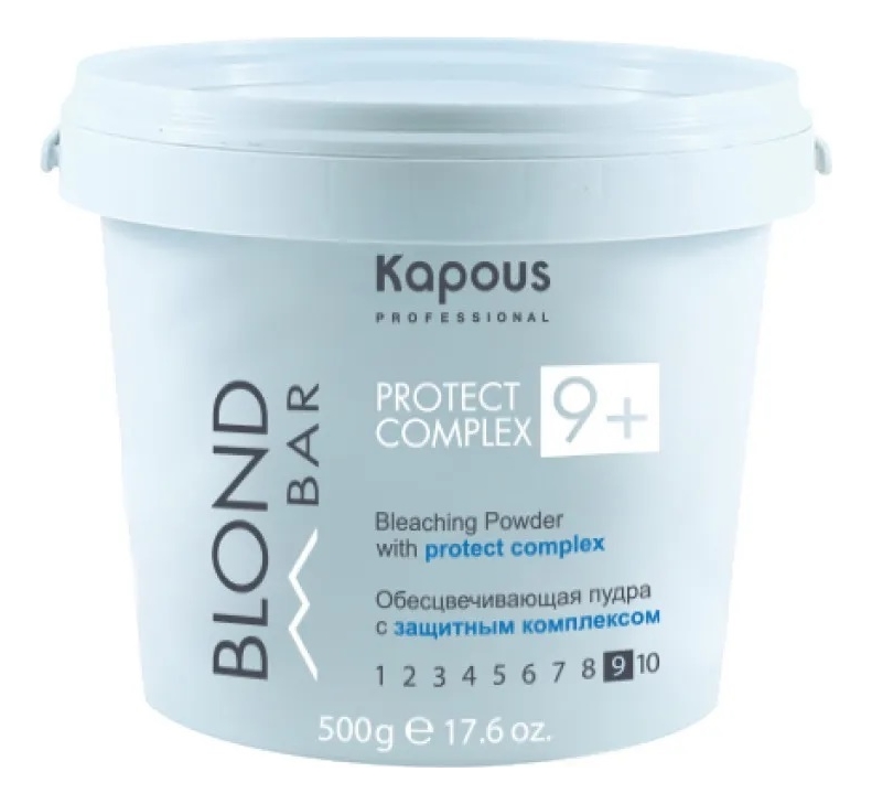 

Обесцвечивающая пудра для волос защитным комплексом 9+ Blond Bar Protect Complex : Пудра 500г, Обесцвечивающая пудра для волос защитным комплексом 9+ Blond Bar Protect Complex