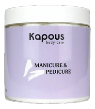 Kapous Professional Бархатный крем-скраб для рук и ног с бамбуком и маслом жожоба Body Care Manicure & Pedicure