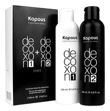 Kapous Professional Лосьон для коррекции косметического цвета волос Decoxon 2 Faze 2*200мл