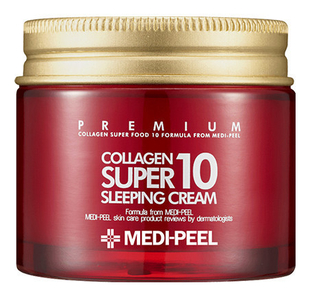 Ночной крем для лица с коллагеном Collagen Super10 Sleeping Cream 70мл