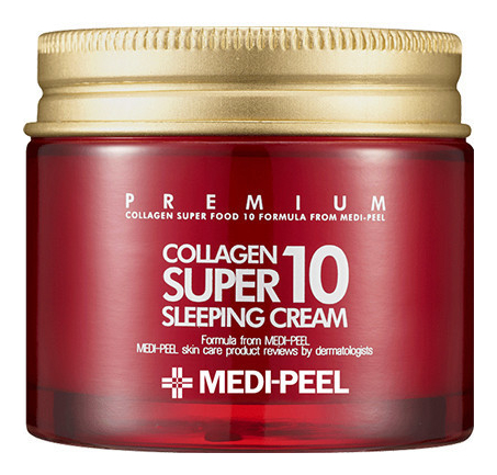 

Ночной крем для лица с коллагеном Collagen Super10 Sleeping Cream 70мл