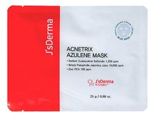 J'sDerma Успокаивающая маска для лица с азуленом Acnetrix Azulene Mask 25г
