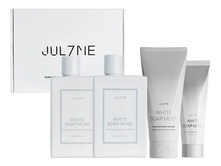 JUL7ME Парфюмированный набор Perfume Hair & Body White Soap Musk (шампунь 250г + маска 200мл + лосьон 200мл + эссенция 80мл)