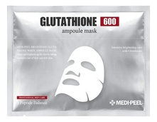 Medi-Peel Выравнивающая тон маска для лица Glutathione 600 Ampoule Mask 30мл