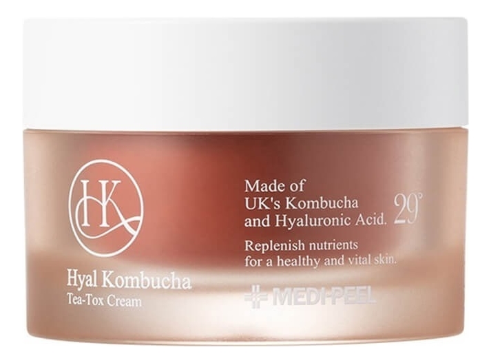 

Крем для лица с 50% комбучи и липосомальными керамидами Hyal Kombucha Tea-Tox Cream 50мл