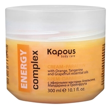 Kapous Professional Крем-парафин с эфирными маслами апельсина, мандарина и грейпфрута Body Care Energy Complex 300мл