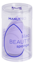Manly PRO Лиловый бьюти-спонж Lilac Beauty Sponge LBS1 