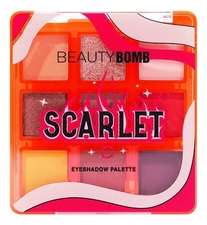 Beauty Bomb Палетка теней для век Scarlet Eyeshadow Palette 7г
